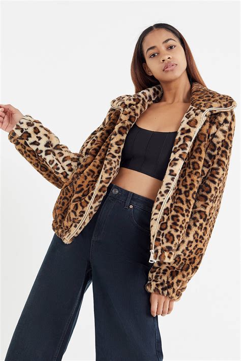 faux leopard jacket|leopard print fuzzy jacket.